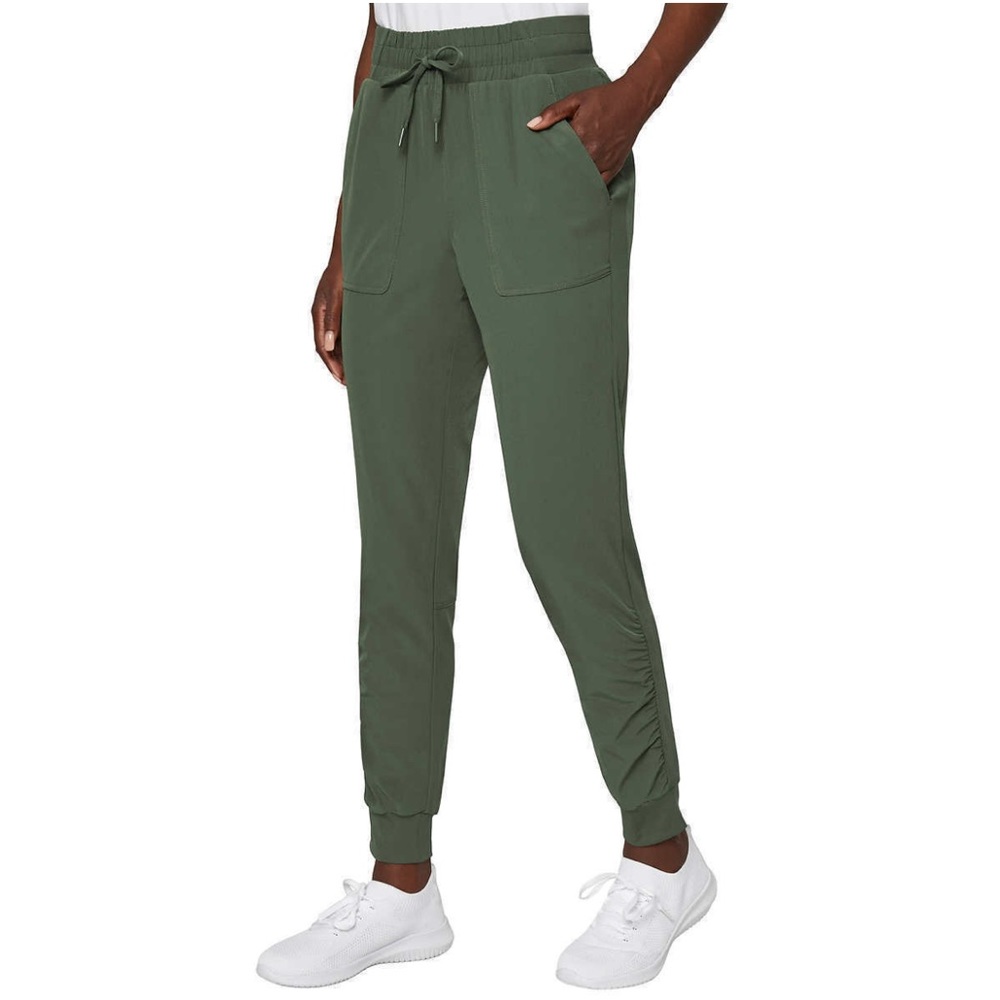 MONDETTA‎ NWT High Rise Side Cinched Joggers Olive Green Size Med